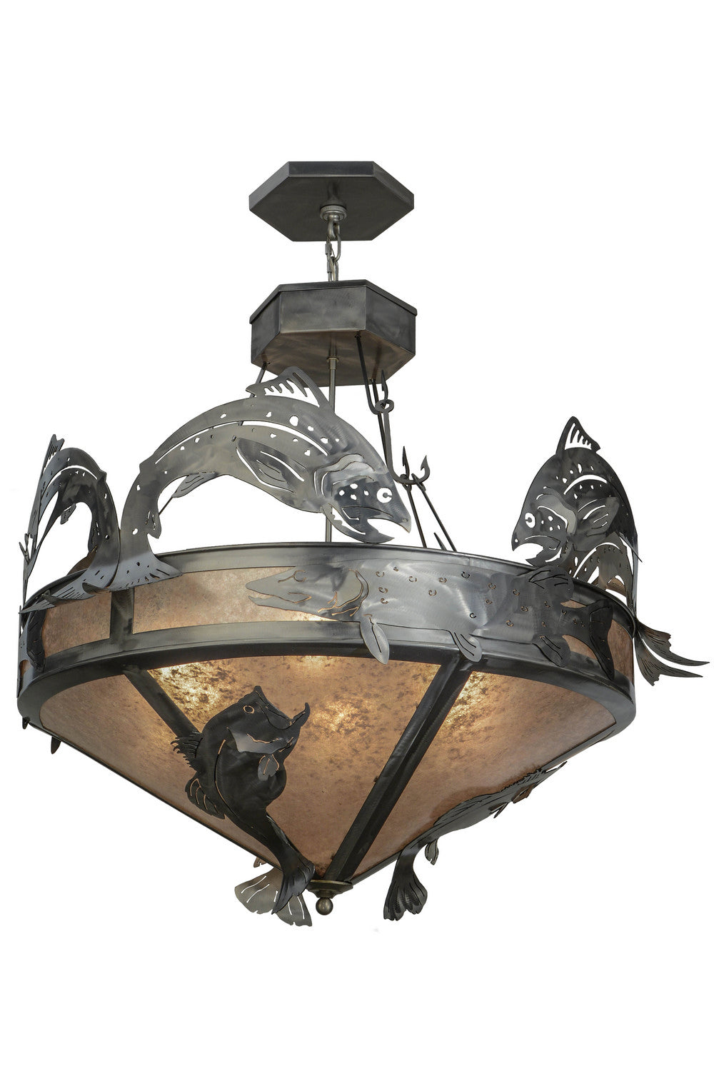 Meyda Tiffany Catch Of The Day 65150 Pendant Light - Steel