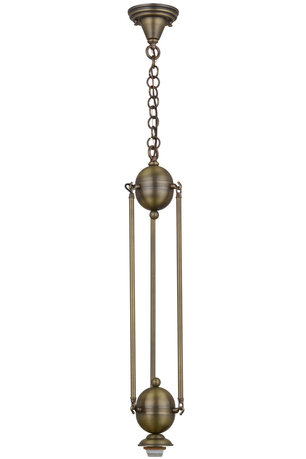 Meyda Tiffany Lighting 666611 Hyde Park One Light Pendant Hardware Utility Light Bronze / Dark