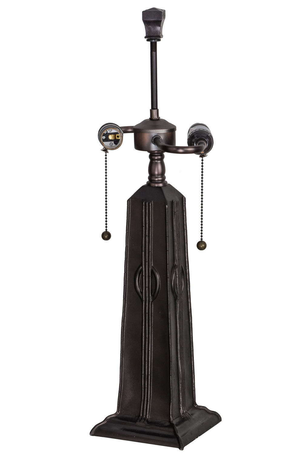 Meyda Tiffany Lighting 70964 Poppy Table Base Hardware Utility Light Bronze / Dark