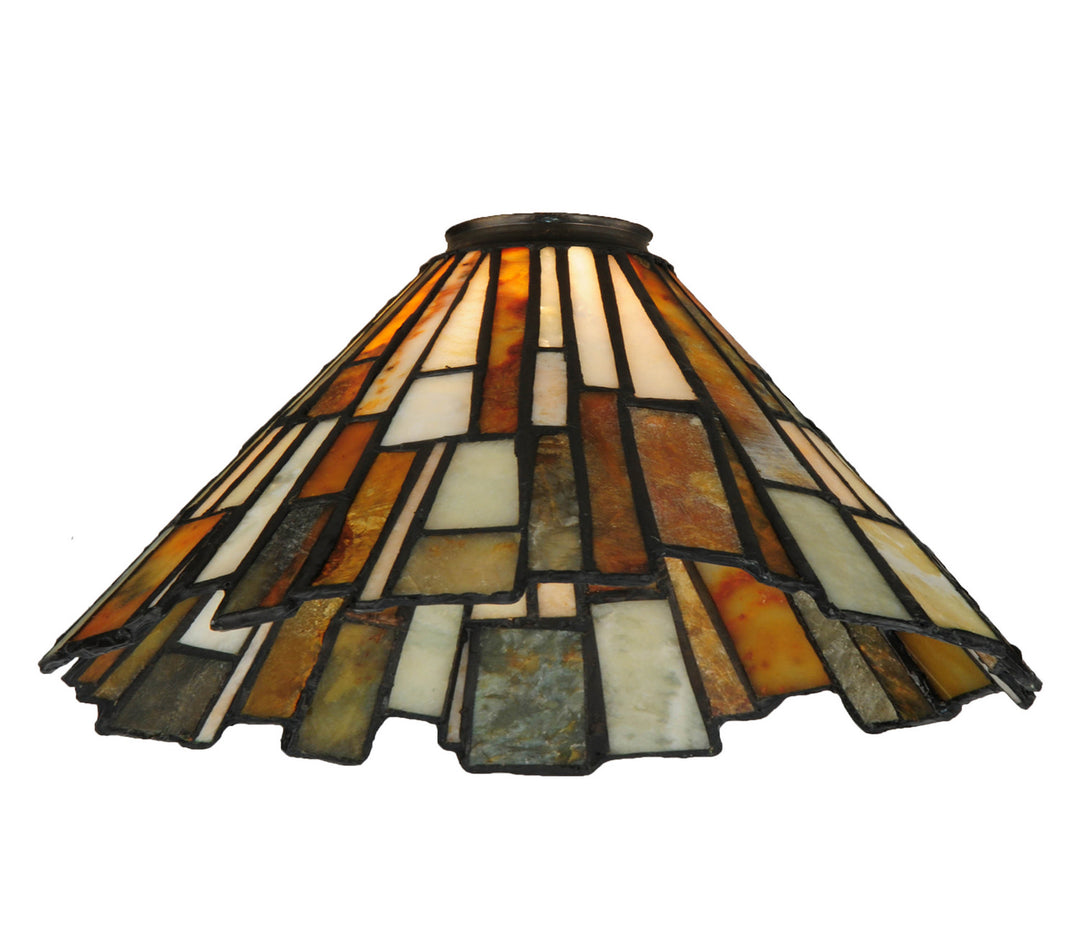 Meyda Tiffany Lighting 82852 Delta Shade Lamp Shade Multicolored