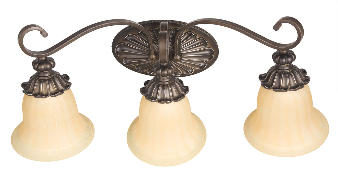 Revolution Harlequin WL993FB-CP Bath Vanity Light 29 in. wide - Flemish Bronze