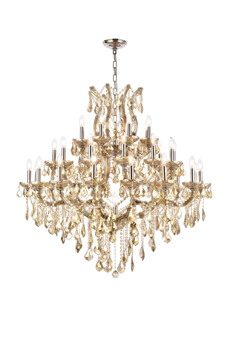 Elegant Maria Theresa 2800G44GT-GT/RC Chandelier Light - Golden Teak