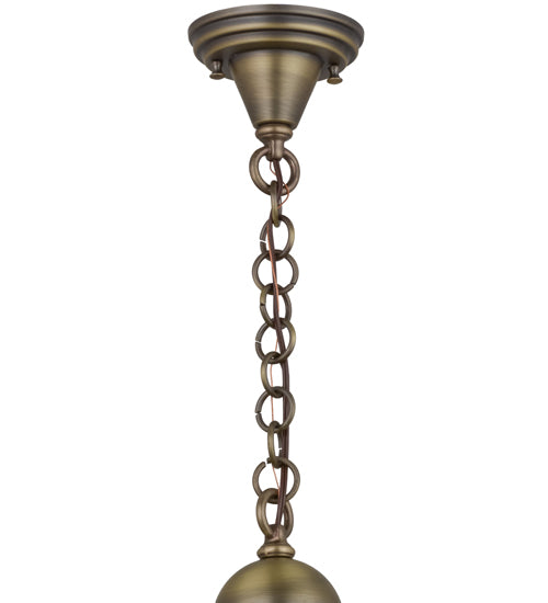 Meyda Tiffany Lighting 666611 Hyde Park One Light Pendant Hardware Utility Light Bronze / Dark