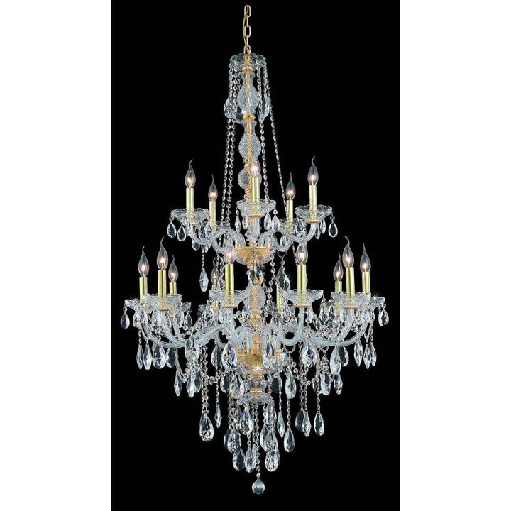 Elegant Verona 7915G33G/RC Chandelier Light - Gold