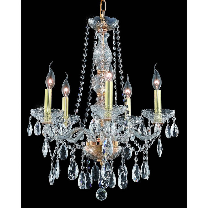 Elegant Verona 7955D21G/RC Chandelier Light - Gold