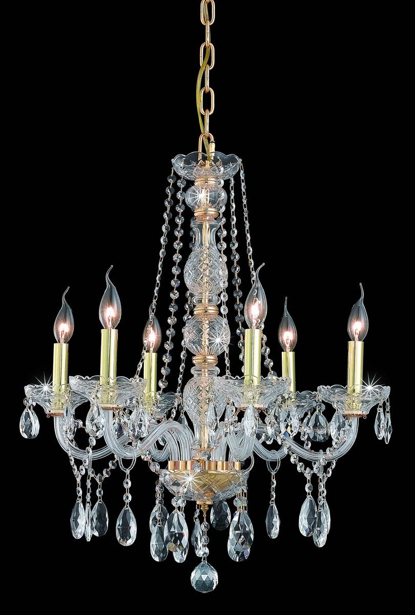 Elegant Verona 7956D24G/RC Chandelier Light - Gold