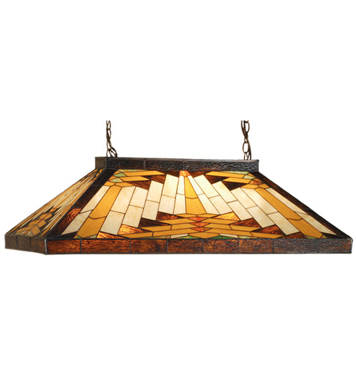 Meyda Tiffany Nuevo 66677 Pendant Light - Craftsman Brown