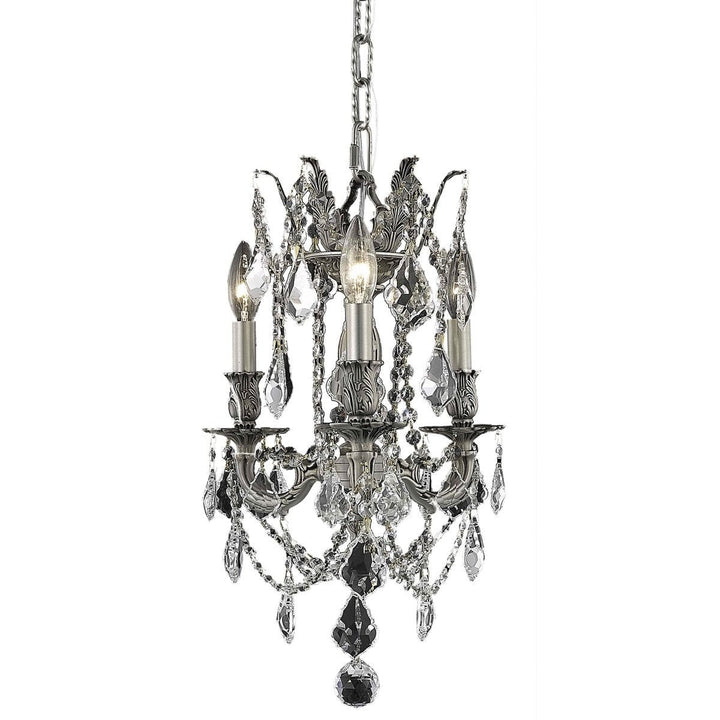 Elegant Rosalia 9203D13PW/RC Chandelier Light - Pewter