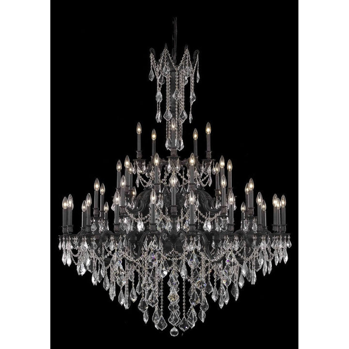 Elegant Rosalia 9245G54DB/RC Chandelier Light - Dark Bronze