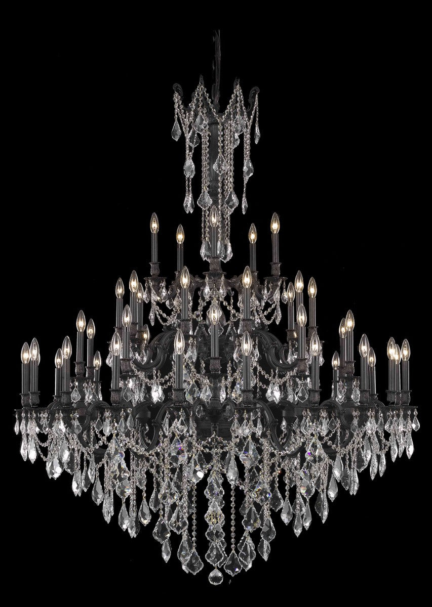 Elegant Rosalia 9245G54DB/RC Chandelier Light - Dark Bronze