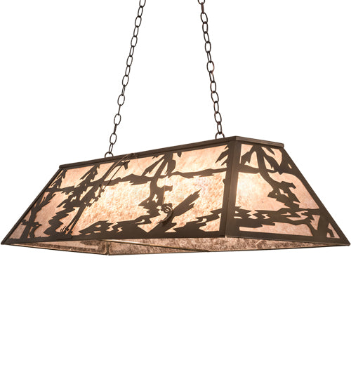 Meyda Tiffany Fly Fishing Creek 66743 Pendant Light - Antique Copper