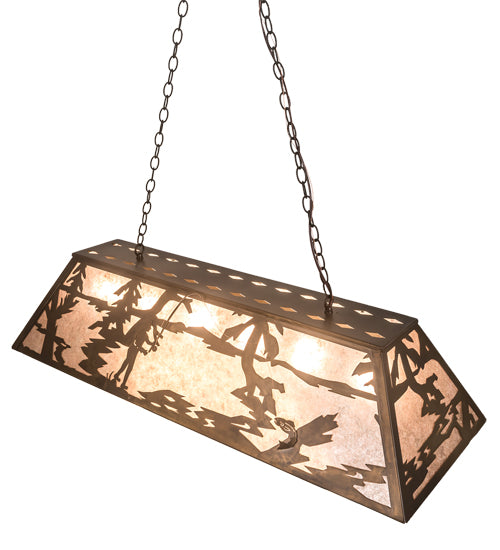 Meyda Tiffany Fly Fishing Creek 66743 Pendant Light - Antique Copper