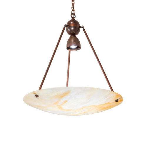 Meyda Tiffany Revival 66750 Pendant Light - Craftsman Brown