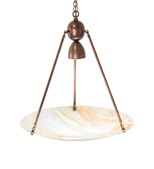 Meyda Tiffany Revival 66750 Pendant Light - Craftsman Brown