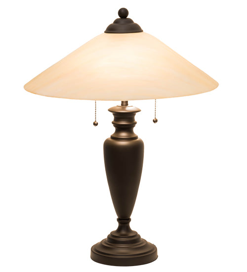 Meyda Tiffany Lighting 66753 Saturn Two Light Table Lamp Lamp Bronze / Dark