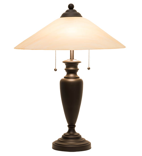 Meyda Tiffany Lighting 66753 Saturn Two Light Table Lamp Lamp Bronze / Dark