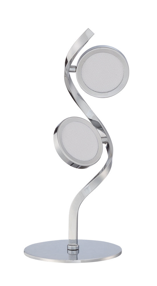 Kendal Lighting PTL4092-CH Milan Led Table Lamp Lamp Chrome