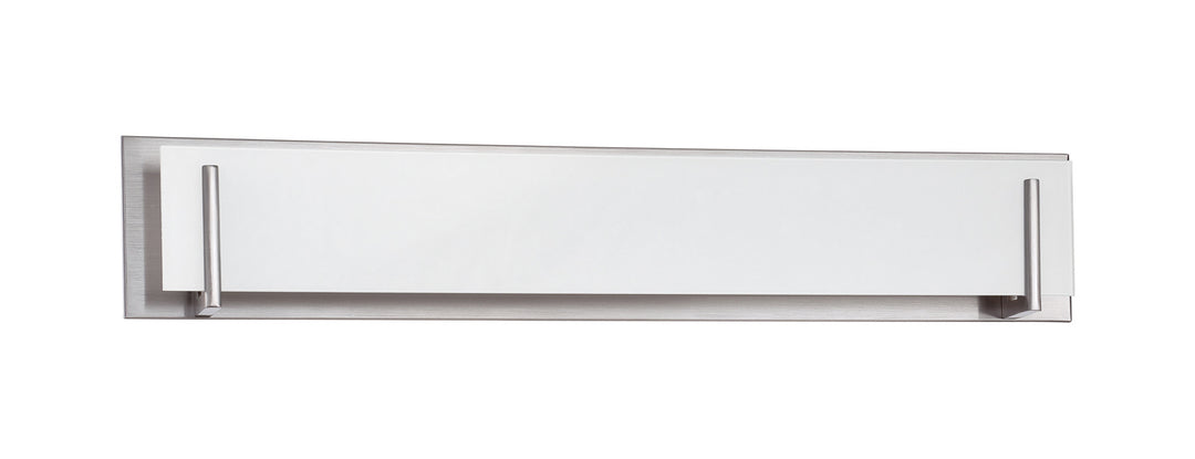 Kendal Aurora VF2400WH-6L-SN Bath Vanity Light 36 in. wide - Satin Nickel