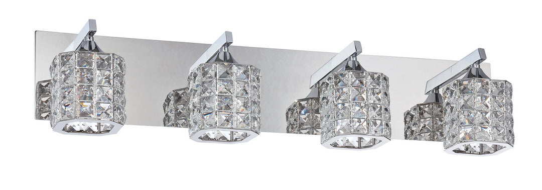 Kendal Shimera VF7200-4L-CH Bath Vanity Light 28 in. wide - Chrome