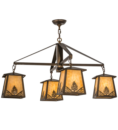 Meyda Tiffany Stillwater 67277 Chandelier Light - Antique Copper