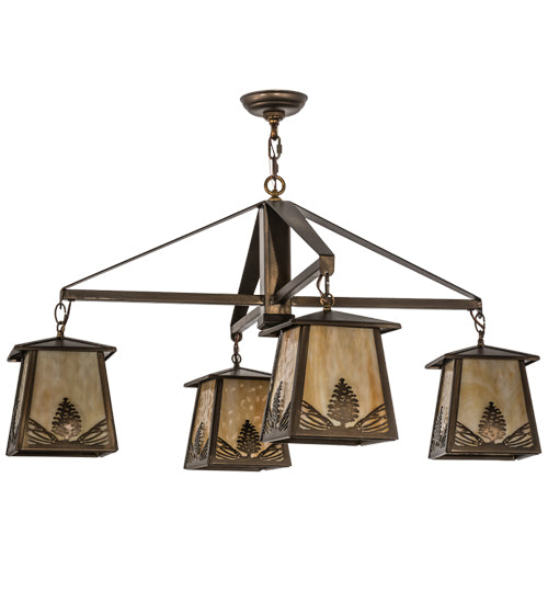 Meyda Tiffany Stillwater 67277 Chandelier Light - Antique Copper