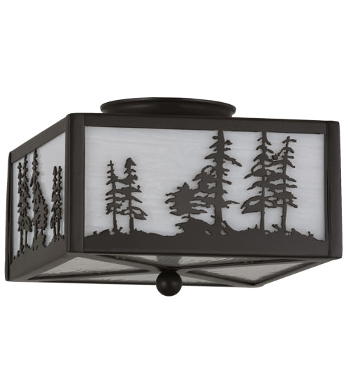 Meyda Tiffany Tall Pines 67341 Ceiling Light - Timeless Bronze