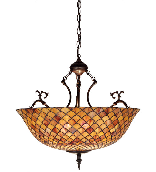 Meyda Tiffany Fishscale 67381 Pendant Light - Antique