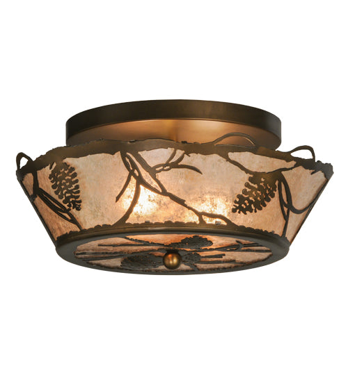 Meyda Tiffany Whispering Pines 67400 Ceiling Light - Antique Copper