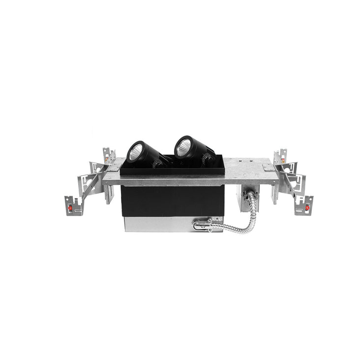 Wac Lighting MT4LD211NE-S30-BK  Precision Multiples Recessed Light Black