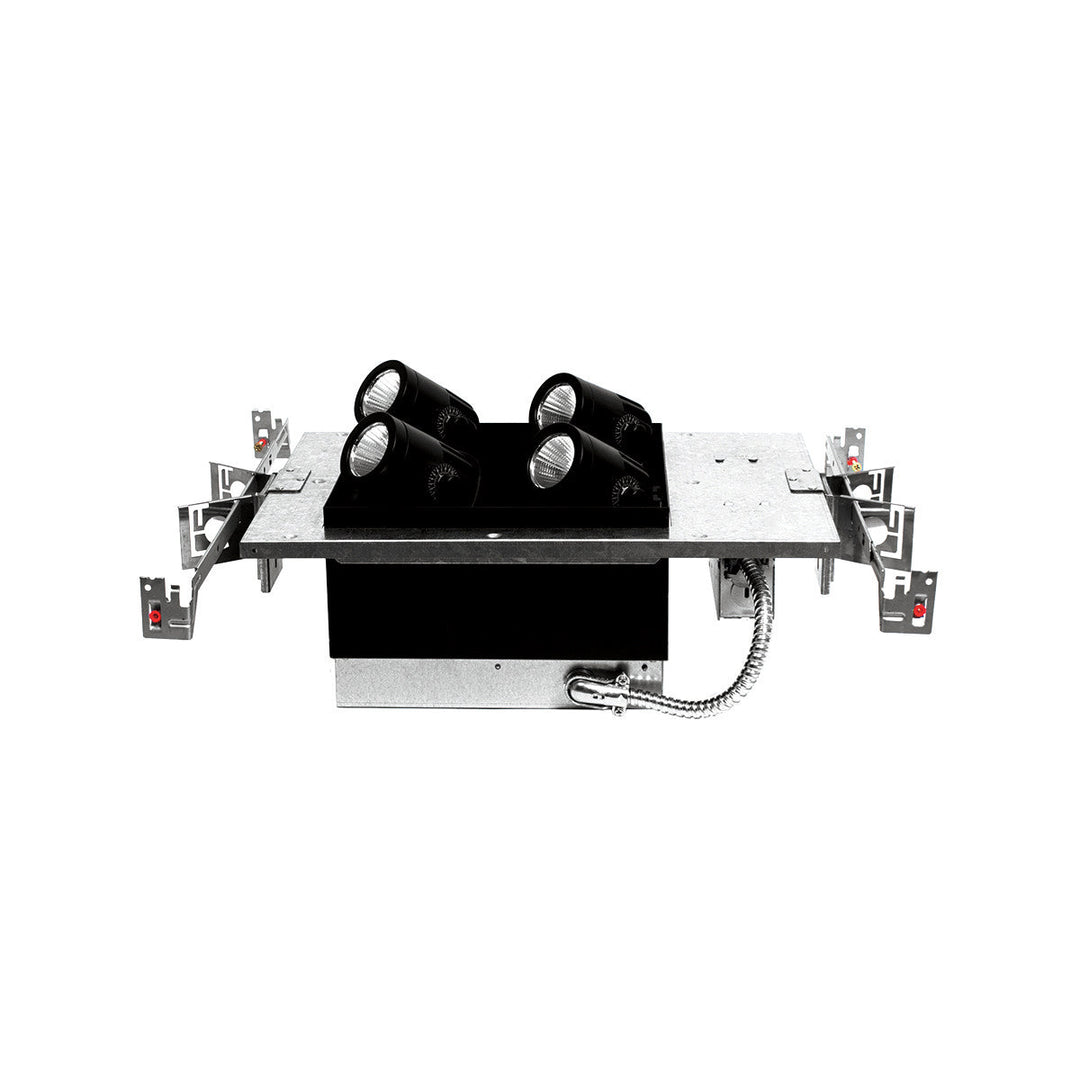 Wac Lighting MT4LD226NE-F30-BK  Precision Multiples Recessed Light Black