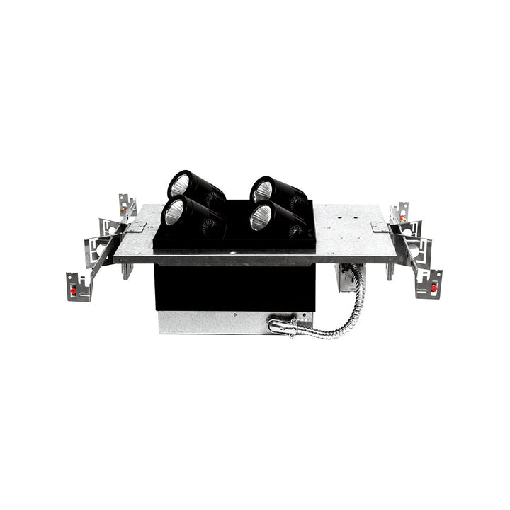 Wac Lighting MT4LD226NE-F30-BK  Precision Multiples Recessed Light Black