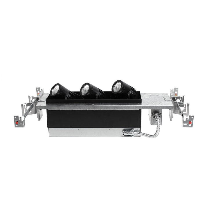 Wac Lighting MT4LD311NE-S30-BK  Precision Multiples Recessed Light Black