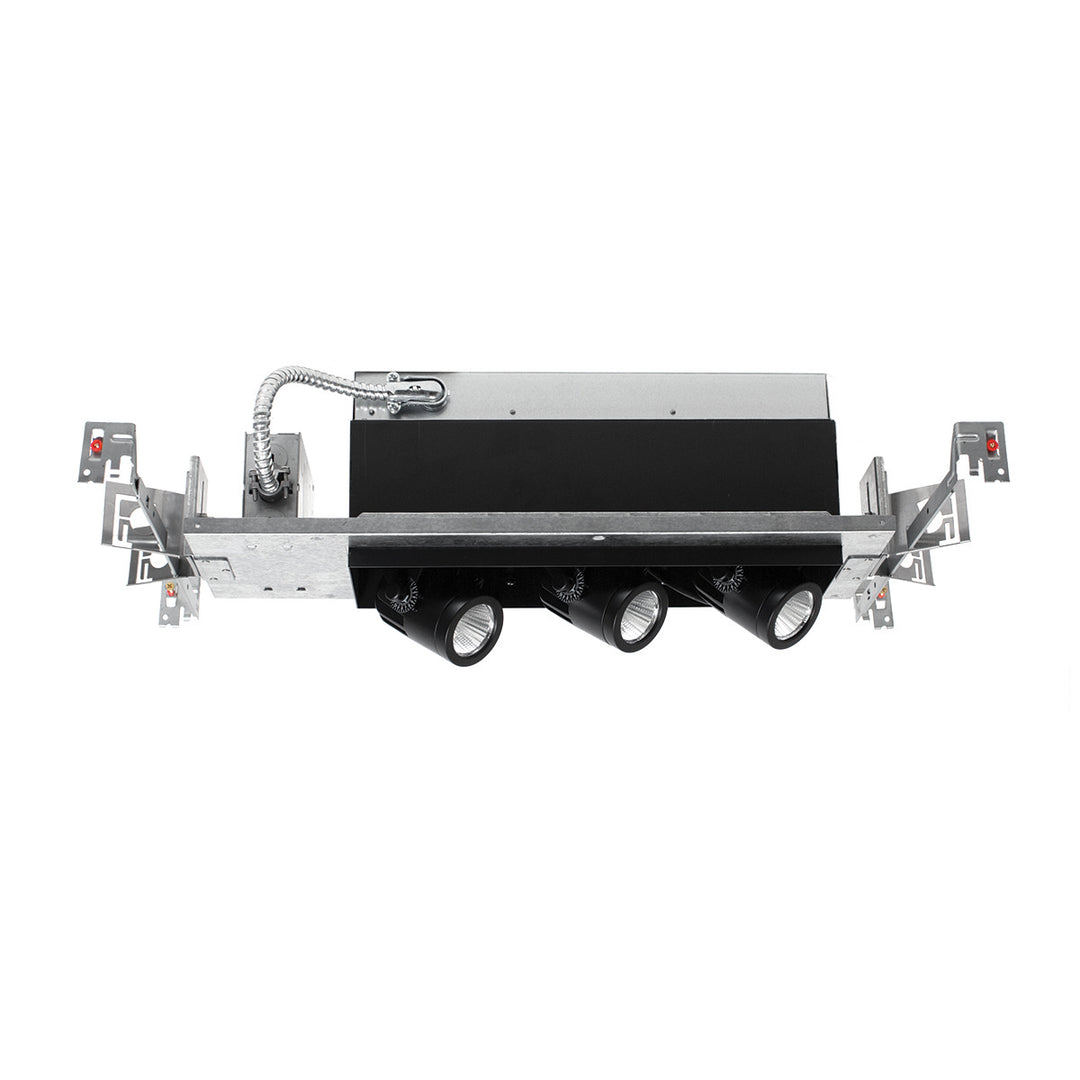 Wac Lighting MT-4LD316N-S35-BK  Precision Multiples Recessed Light Black