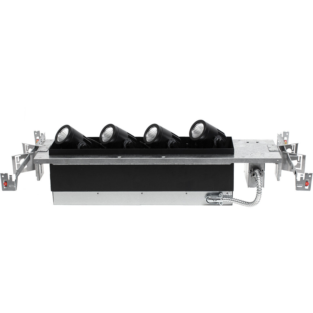 Wac Lighting MT4LD411NE-F927-BK  Precision Multiples Recessed Light Black
