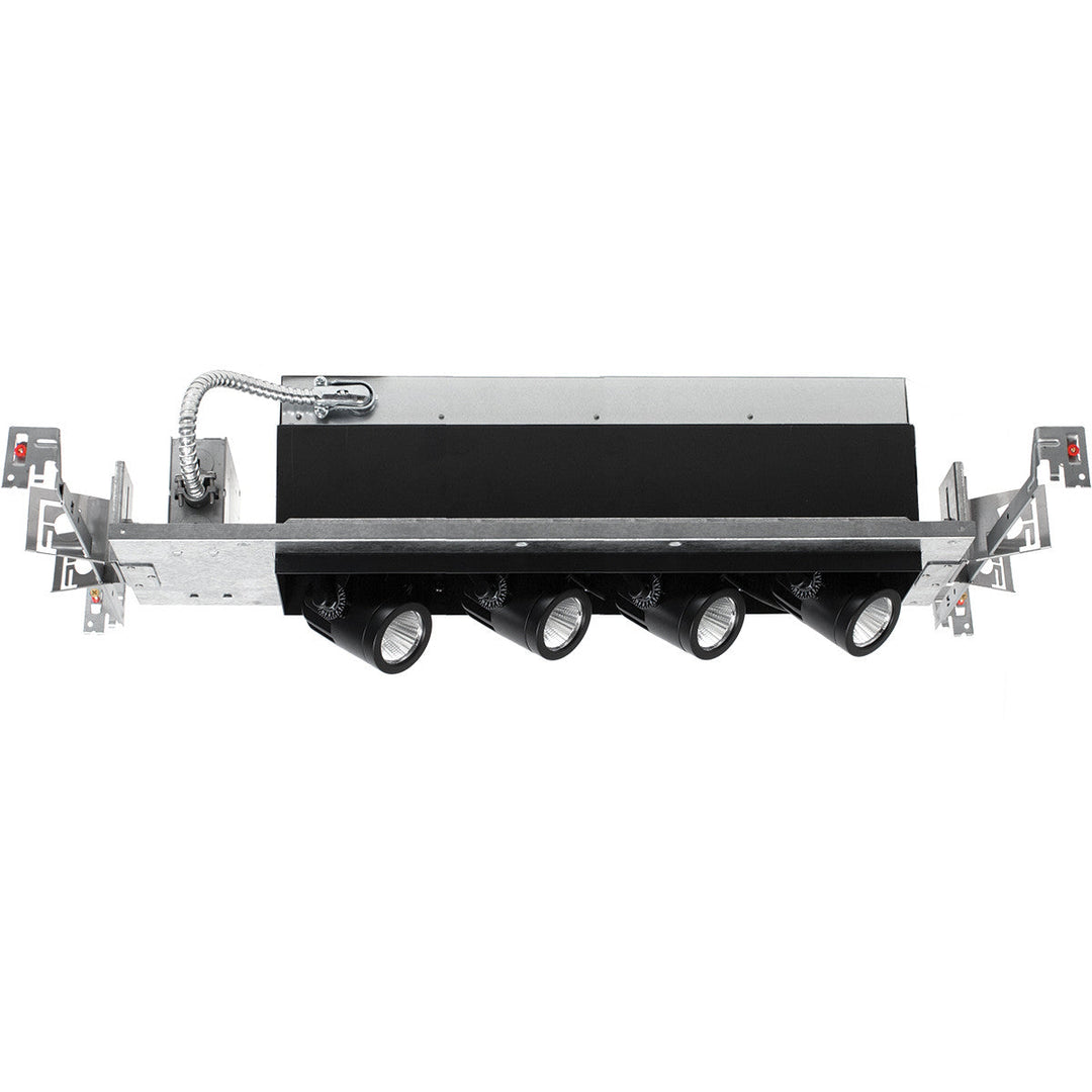 Wac Lighting MT-4LD416N-S40-BK  Precision Multiples Recessed Light Black