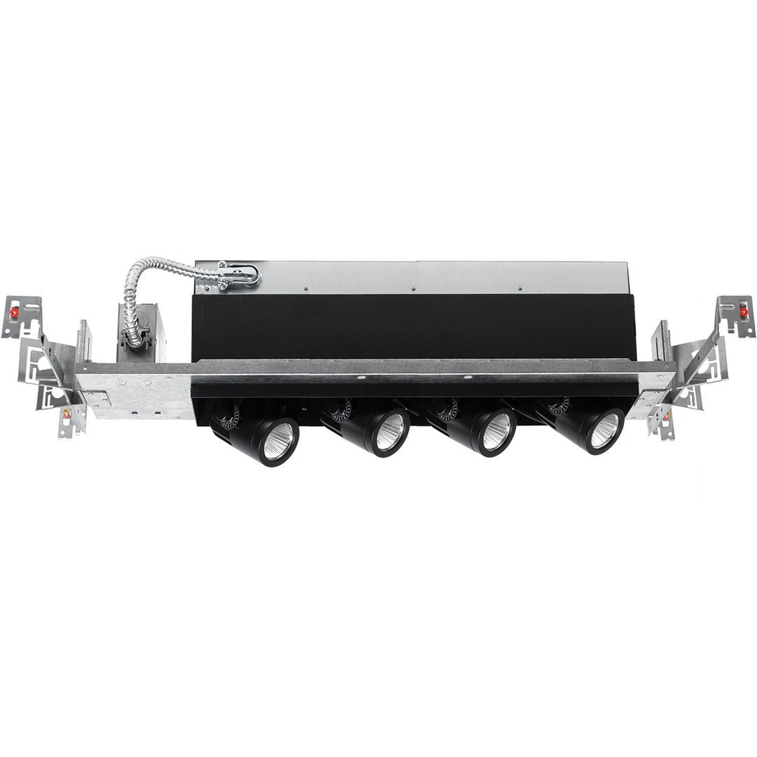 Wac Lighting MT-4LD416N-S40-BK  Precision Multiples Recessed Light Black