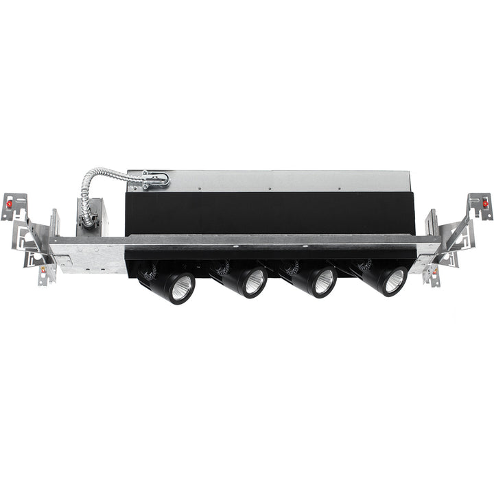 Wac Lighting MT-4LD416N-S40-BK  Precision Multiples Recessed Light Black