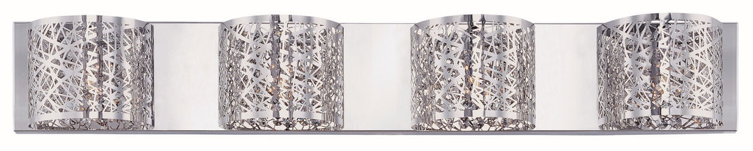 ET2 by Maxim Inca E21317-10PC/BUL Bath Vanity Light 33 in. wide - Polished Chrome