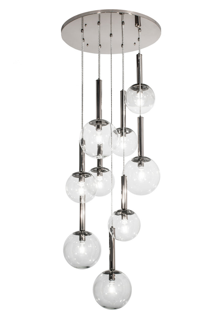 Meyda Tiffany Bola 163161 Pendant Light - Polished Nickel