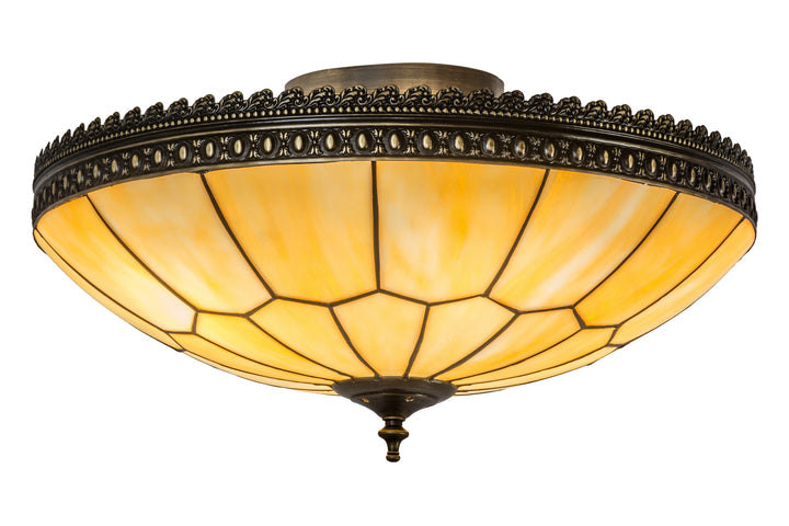 Meyda Tiffany Vincent 169613 Ceiling Light - Craftsman Brown