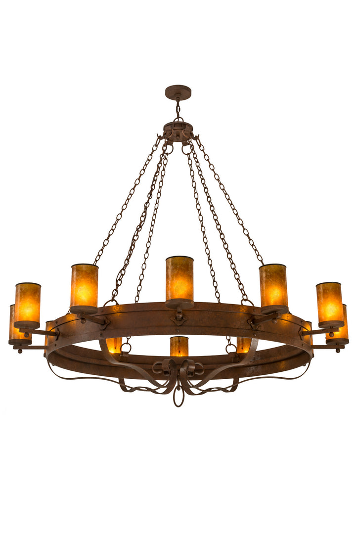 Meyda Tiffany Parnella 170763 Chandelier Light - Rust