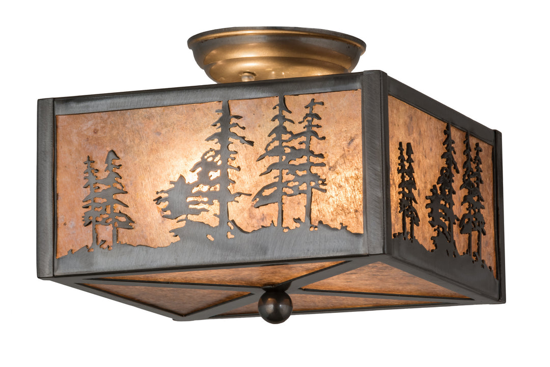 Meyda Tiffany Tall Pines 171626 Ceiling Light - Steel
