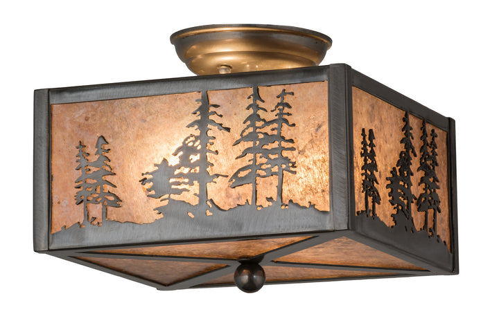 Meyda Tiffany Tall Pines 171626 Ceiling Light - Steel