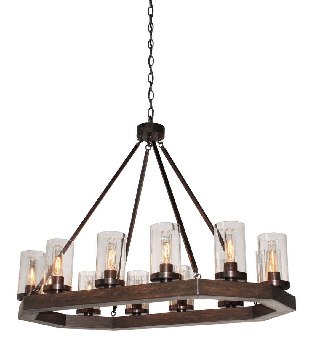 Artcraft Jasper Park AC10542BU Chandelier Light - Brunito Bronze