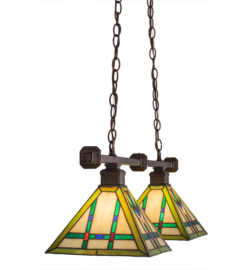 Meyda Tiffany Prairie Wheat 67735 Pendant Light - Mahogany Bronze