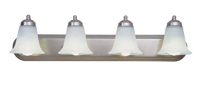 Trans Globe Imports Energy Efficient Indoor PL-3504 BN Bath Vanity Light 30 in. wide - Brushed Nickel