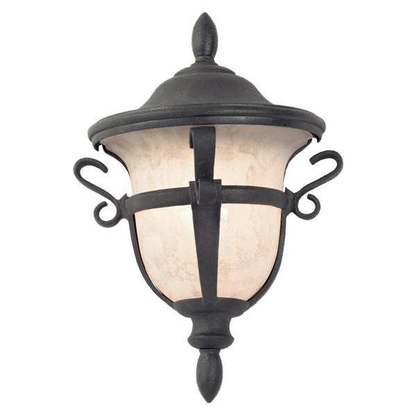 Kalco Lighting 9390MB Tudor Outdoor One Light Outdoor Porch Light Outdoor Black