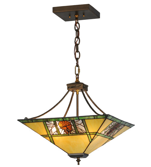 Meyda Tiffany Pinecone Ridge 68064 Pendant Light - Antique Copper