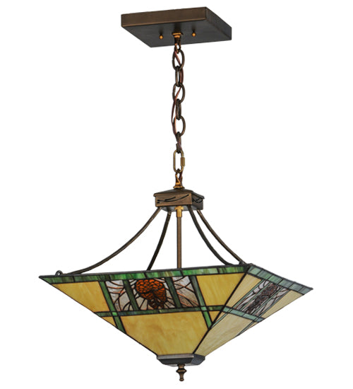 Meyda Tiffany Pinecone Ridge 68064 Pendant Light - Antique Copper