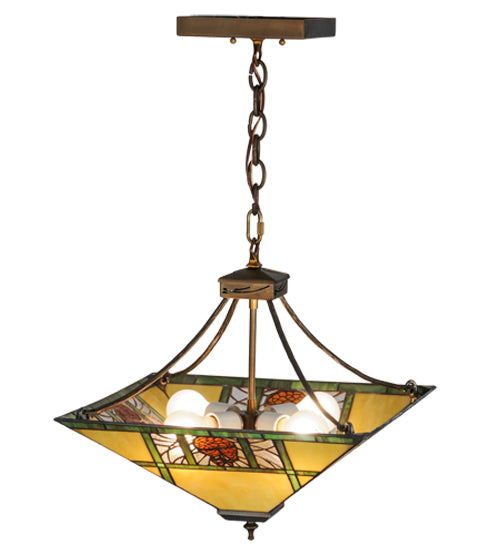 Meyda Tiffany Pinecone Ridge 68064 Pendant Light - Antique Copper